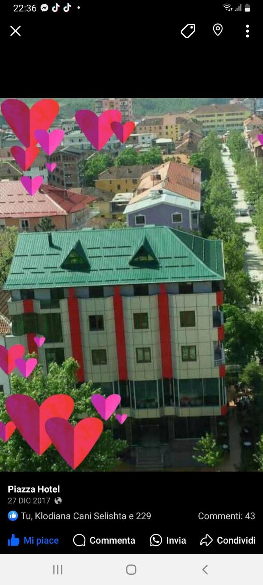 Hotel Piazza Peshkopi Extérieur photo